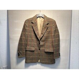Magee donegal tweed blazer jacket women’s multi wool single breasted notch lapel